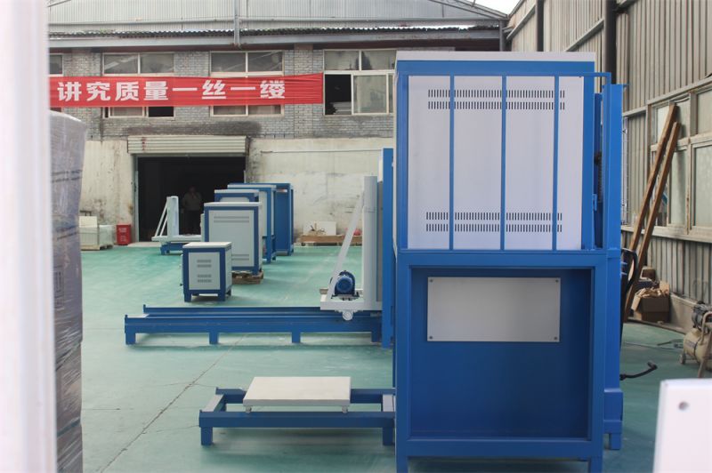 高溫升降電爐廠房設備展示